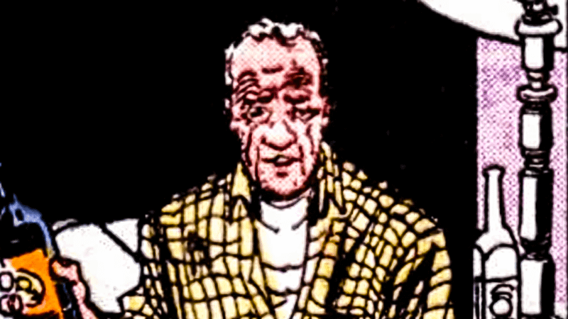 Christopher Dent in a yellow suit jacket in DC Comics.
