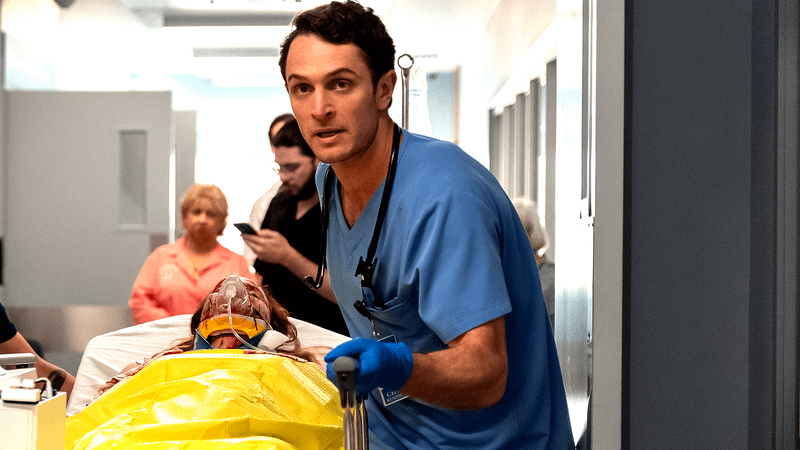 Colin Woodell as Dr. Xander Phillips in Pulse