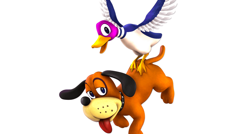 Duck and Dog from Duck Hunt Dog.