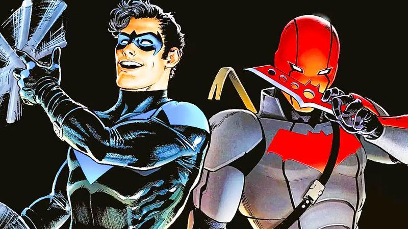 Red Hood and Nightwing.