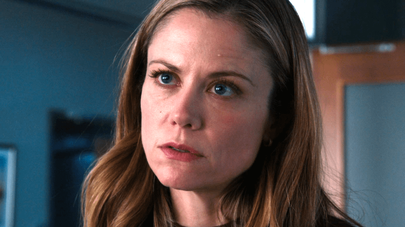 Anna Vorpe looking stunned in FBI Season 8, Episode 12