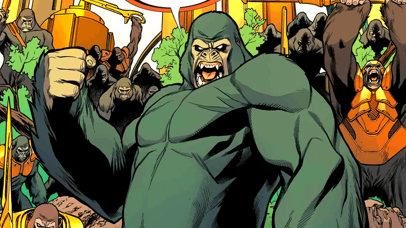 Gorilla Grodd in DC Comics.