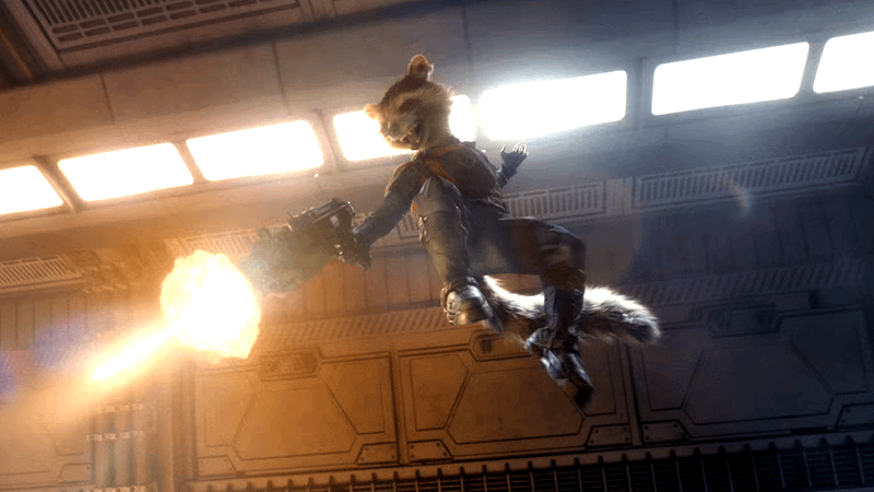Rocket Raccoon in Guardians of the Galaxy Vol. 3