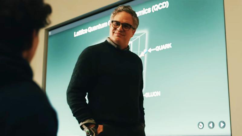 Mark Ruffalo as Bruce Banner in Spider-Man Brand new Day trailer.