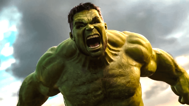 Mark Ruffalo as Hulk in Thor: Ragnarok.