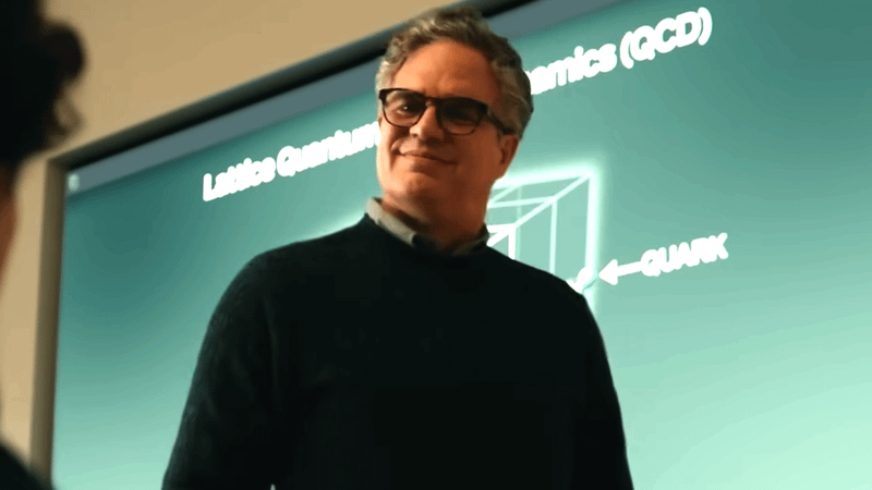 Bruce Banner in Brand New Day, teaching at a university.