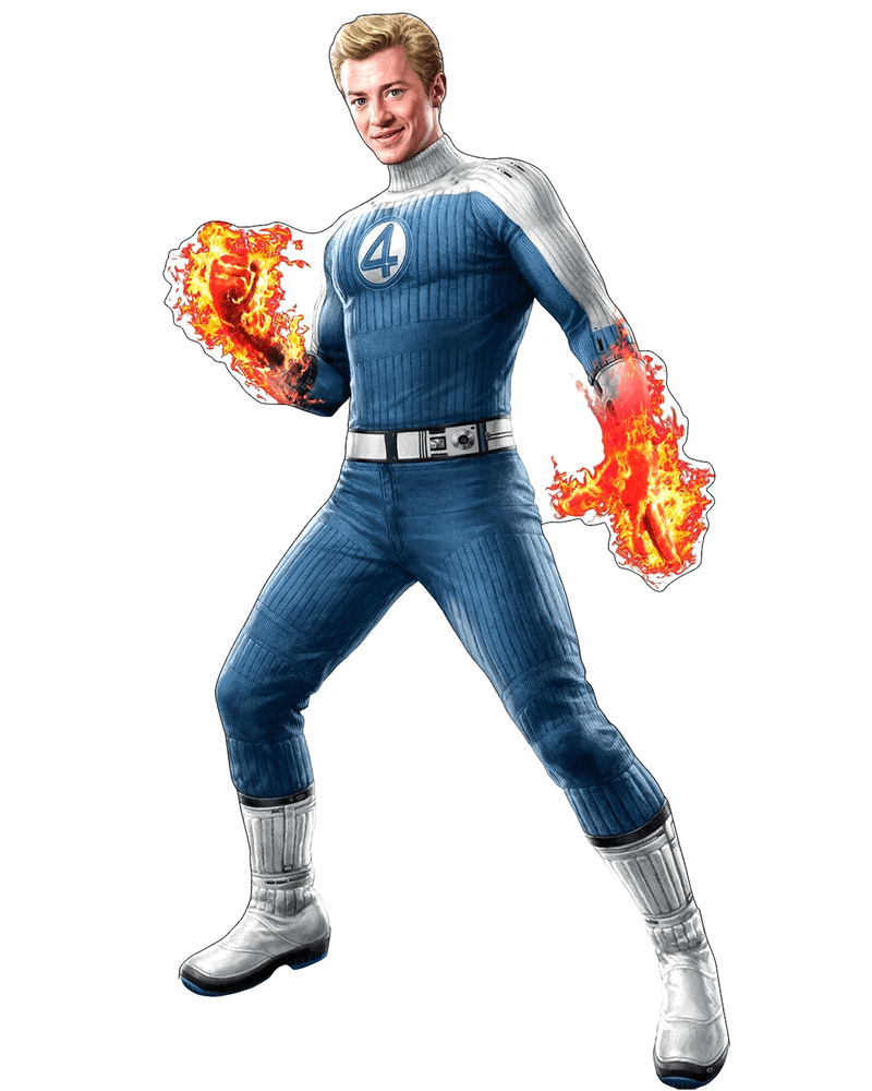 Johnny Storm in The Fantastic Four: First Steps