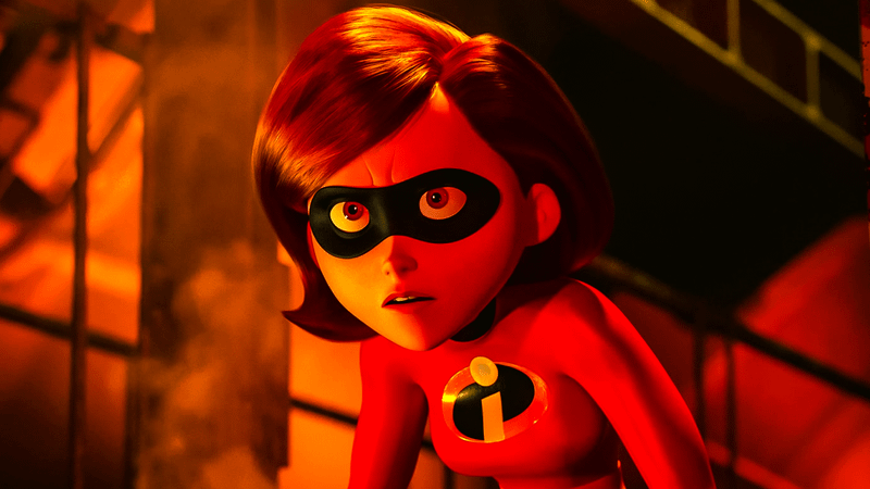 Elastigirl in Incredibles 2.