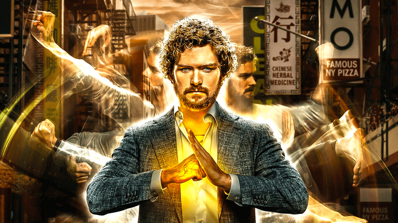 Finn Jones as Danny Rand in 'Iron Fist' poster.