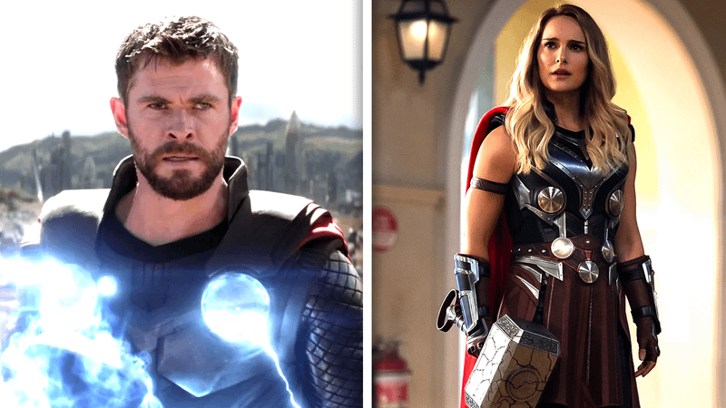 Thor and Jane Foster in the MCU