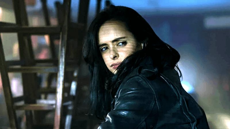 Krysten Ritter as Jessica Jones.