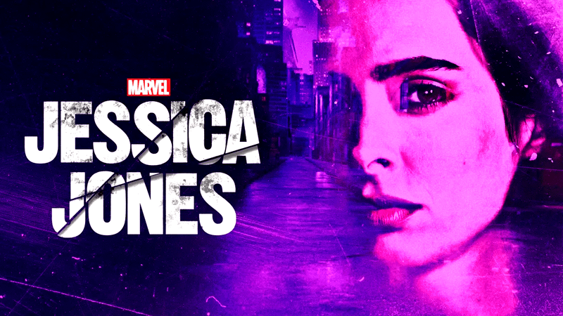 Jessica Jones, played by Krysten Ritter in the MCU.