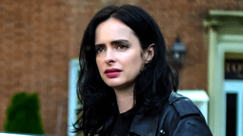 Krysten Ritter as Jessica Jones.