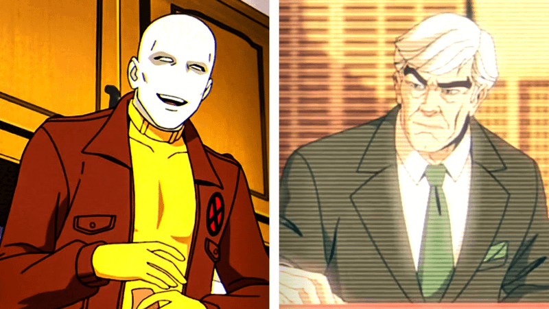 Morph and William Stryker in 'X-Men '97.'
