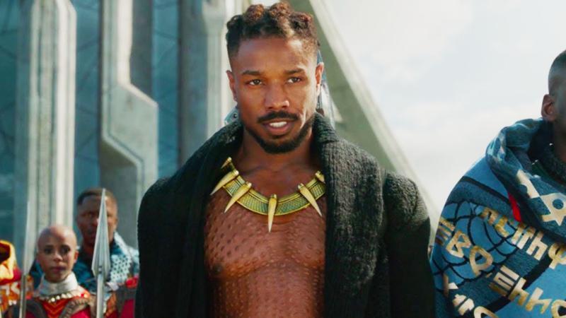 Michael B. Jordan Killmonger in Black Panther