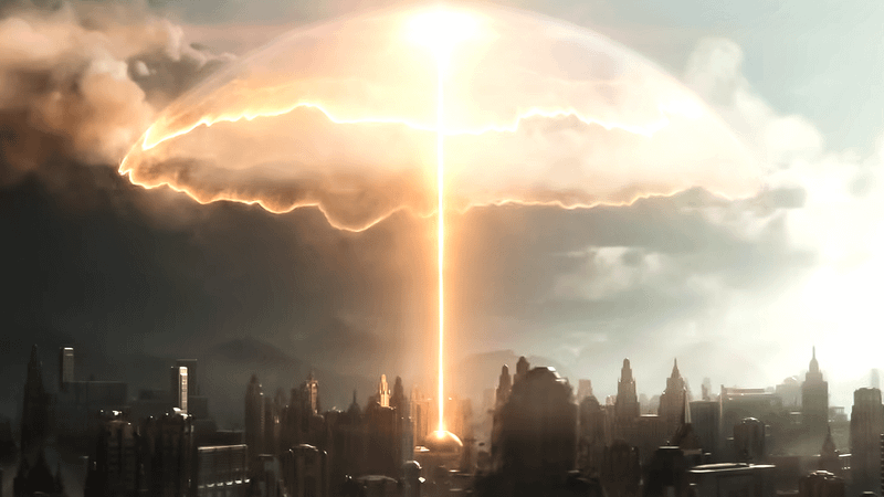 Argo City from the Supergirl trailer.