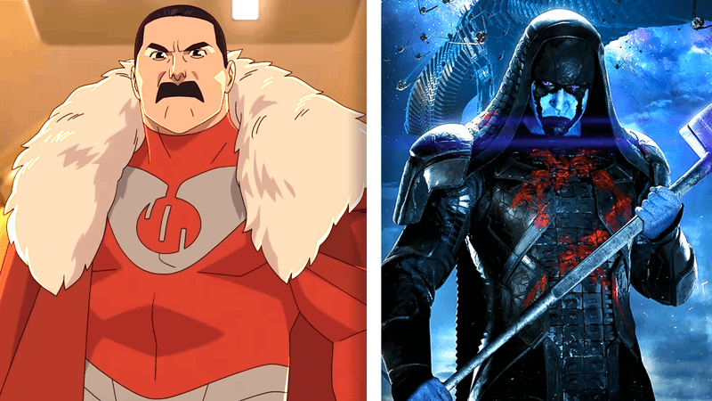 Lee Pace as Thragg and Ronan.