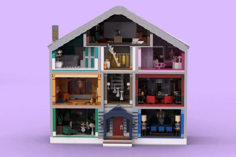 Lover House LEGO design.