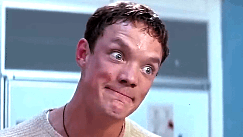 Matthew Lillard as Stu in Scream.