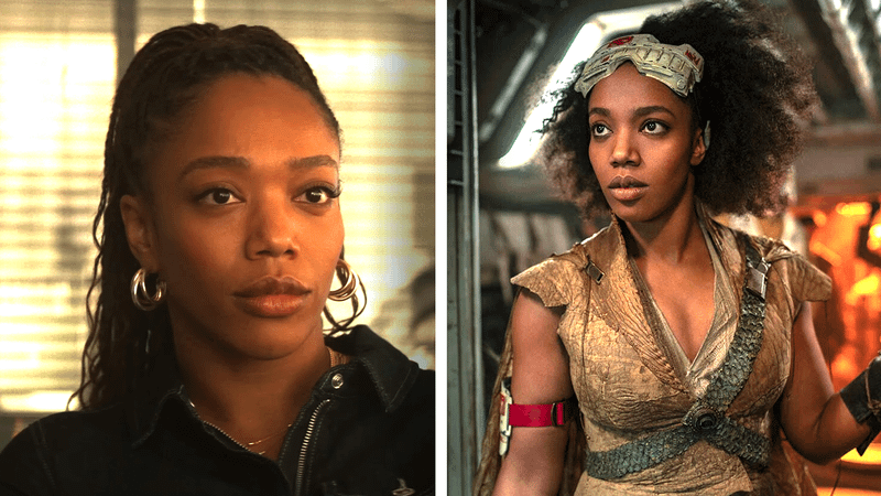 Naomi Ackie and Jannah.