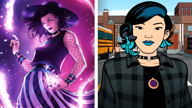 Nico Minoru in Marvel Comics, Nico Minoru in 'Your Friendly Neighborhood Spider-Man' Season 1.