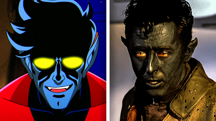 Nightcrawler in X-Men '97 and in Fox's X-Men franchise