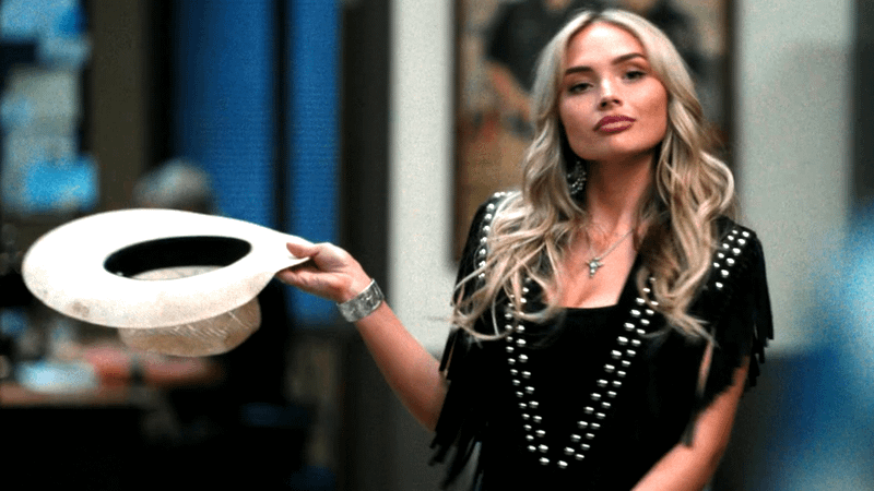 Natalie Alyn Lind as Oreana in Dutton Ranch.