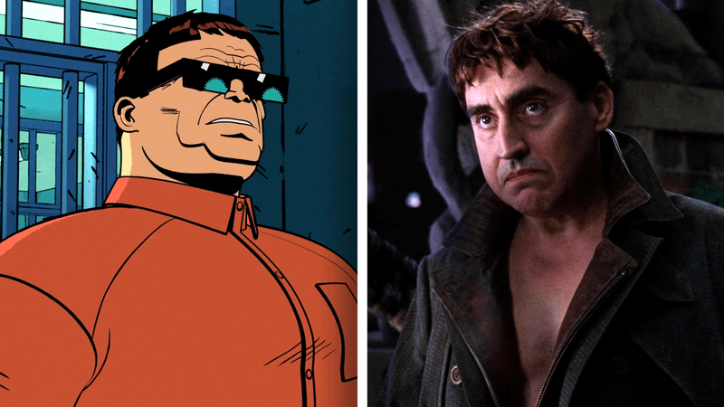 Otto Octavius in 'Your Friendly Neighborhood Spider-Man,' Alfred Molina as Otto Octavius in 'Spider-Man 2' (2004).
