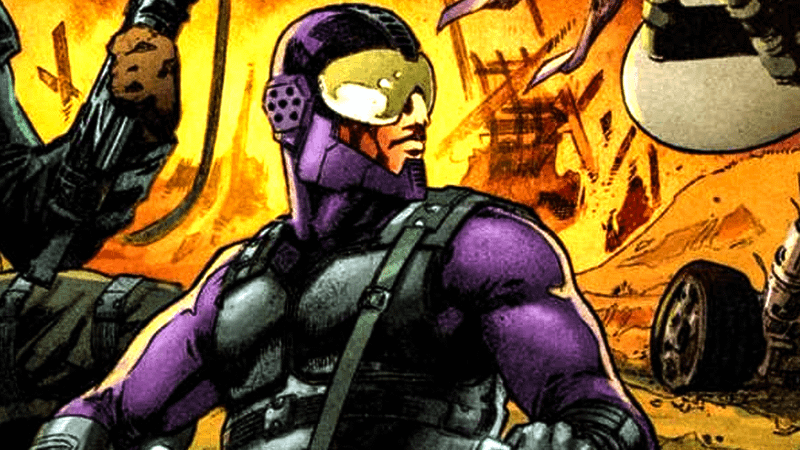 Paladin, a mercenary character from Marvel Comics.