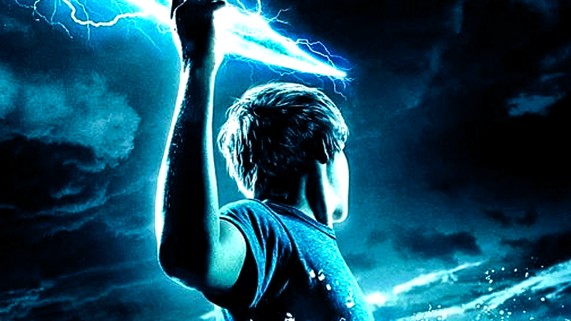 Promotional poster for the 2010 film Percy Jackson & the Olympians: The Lightning Thief.