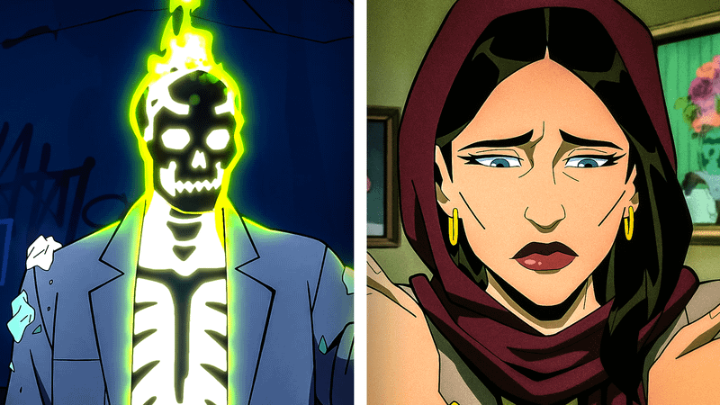 Doctor Phosphorus and Parvin Sartorius in 'Creature Commandos.'