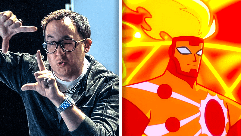 P.J. Byrne and animated Firestorm