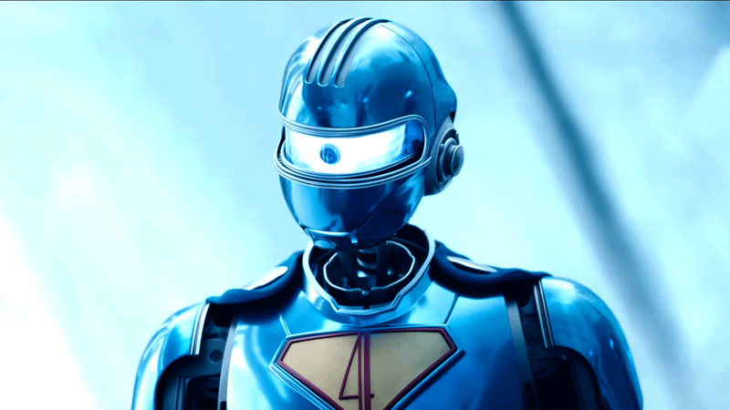 Four robot from Superman movie