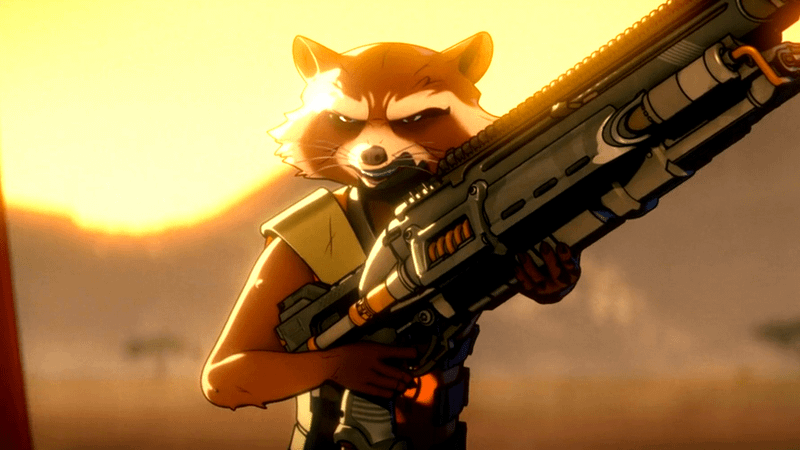 Rocket in Marvel Zombies Episode 3