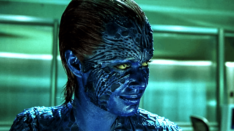 Rebecca Romijn as Mystique.