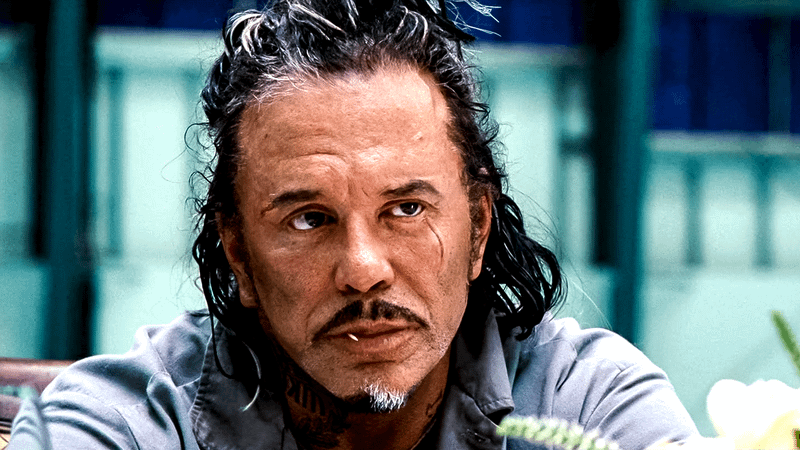 Mickey Rourke as Whiplash in Iron Man 2.