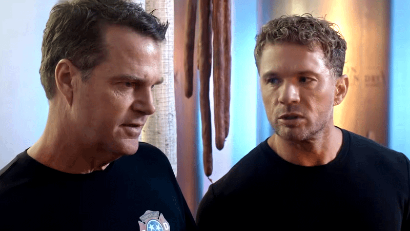 Don Hart & Detective Rogue in 9-1-1: Nashville.