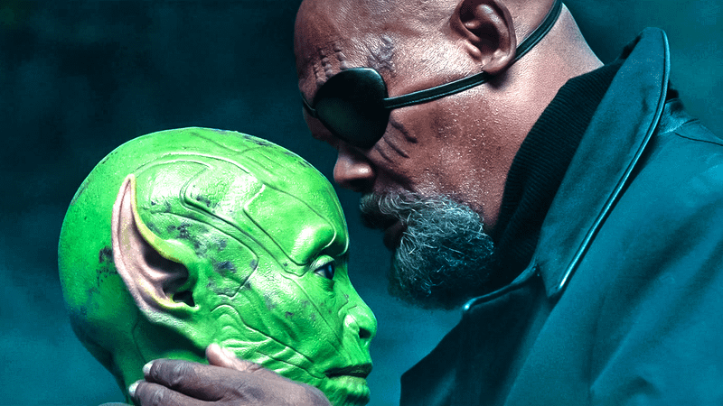 Nick Fury & Skrull. 