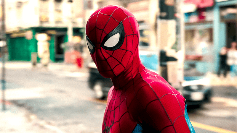 Tom Holland as Spider-Man in Spider-Man: Brand New Day.