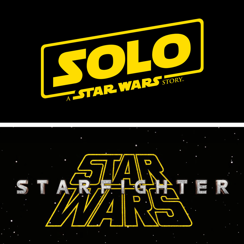 The Solo logo compared to Star Wars: Starfighter.