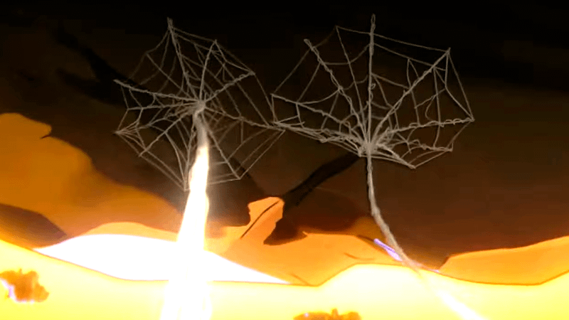 Spider-Man's webbing 