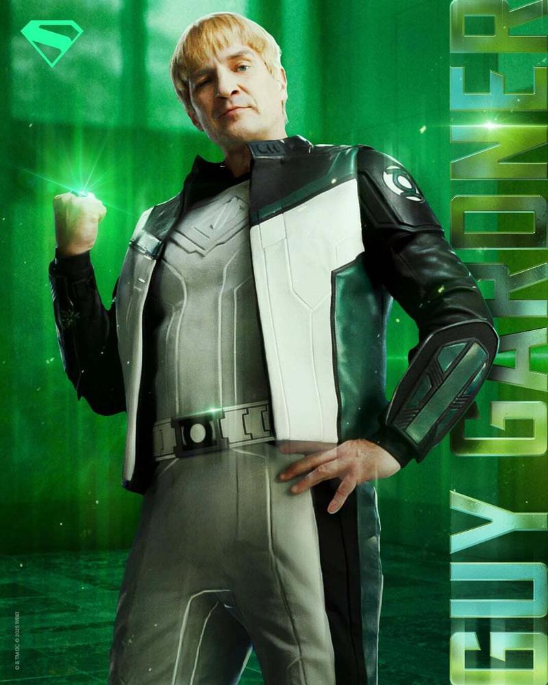 Nathan Fillion's Guy Gardner in Superman.