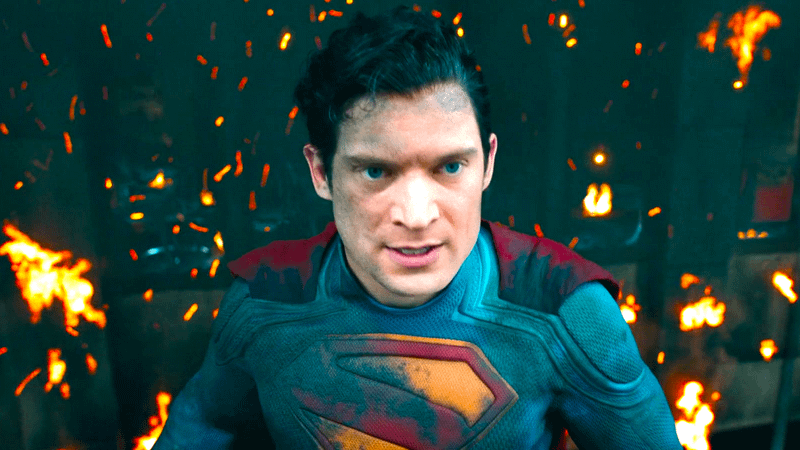 David Corenswet as Superman.