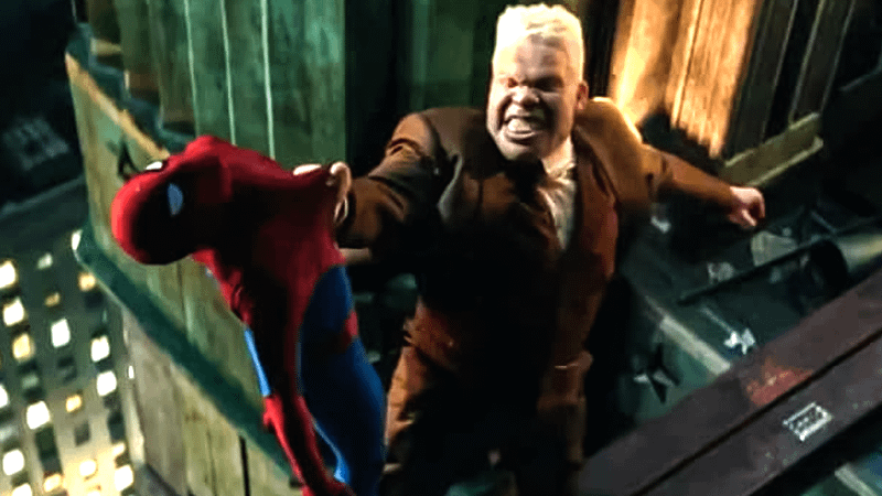 Spider-Man vs. Tombstone.
