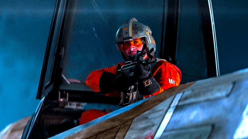 Dave Filoni as Trapper Wolf from The Mandalorian series.