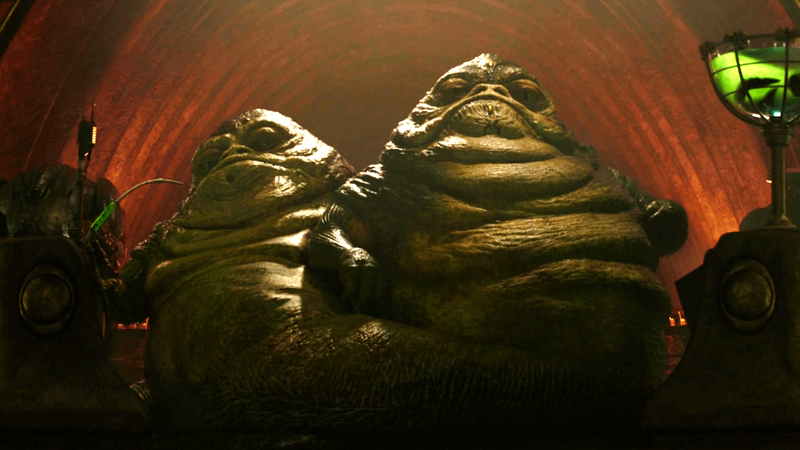 The Hutt twins in The Mandalorian and Grogu.