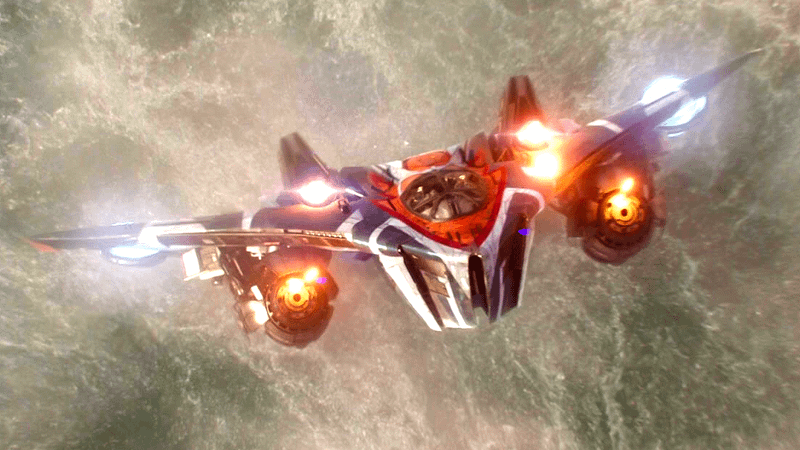 Rocket Raccoon’s Warbird in Guardians of the Galaxy.