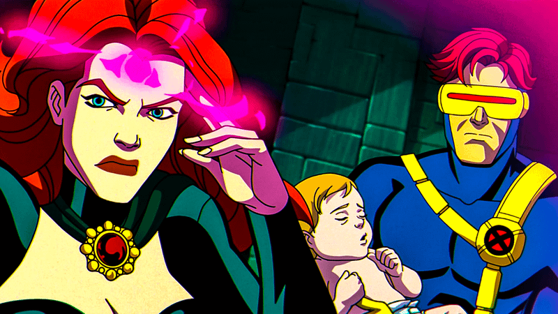 Jean grey and Scott Summers in X-Men '97
