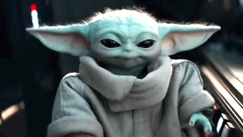Grogu in The Mandalorian and Grogu. 