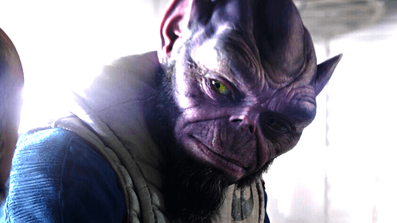 Zeb looking down at someone in The Mandalorian